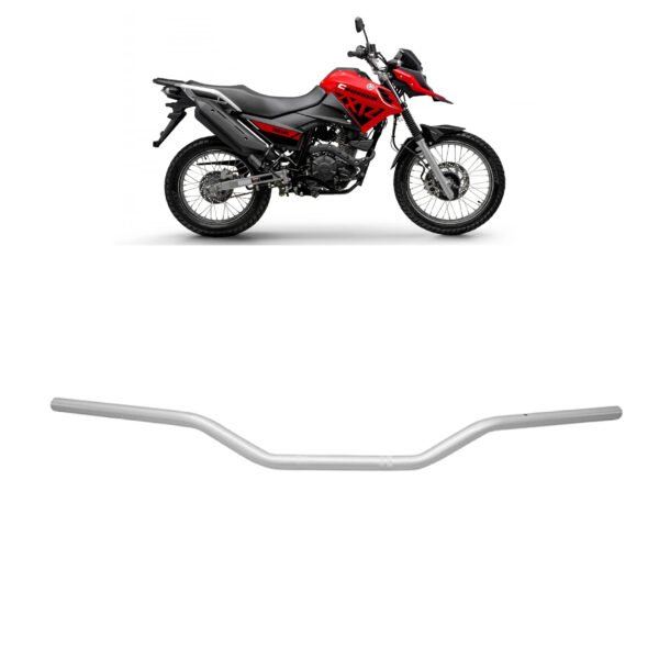 GUIDÃO CROSSER 150 2014 E/D ORIG.PRATA - Imagem 2