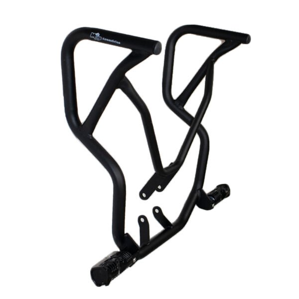 PROTETOR CARENAGEM C/PEDAL. CROSSER 150 2014 E/D PRETO FOS.
