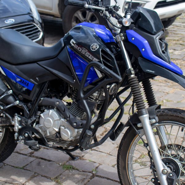 PROTETOR CARENAGEM C/PEDAL. CROSSER 150 2014 E/D PRETO FOS. - Imagem 3