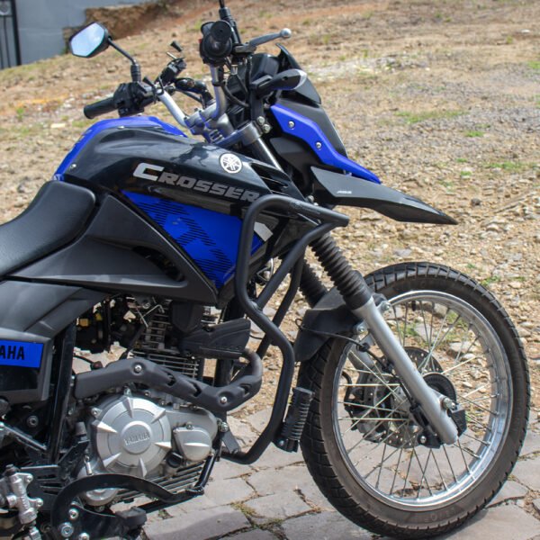 PROTETOR CARENAGEM C/PEDAL. CROSSER 150 2014 E/D PRETO FOS. - Imagem 4