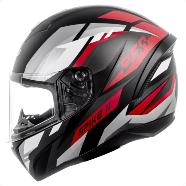 CAPACETE SPIKE II PRETO FOSCO/VERMELHO -60 - Imagem 2