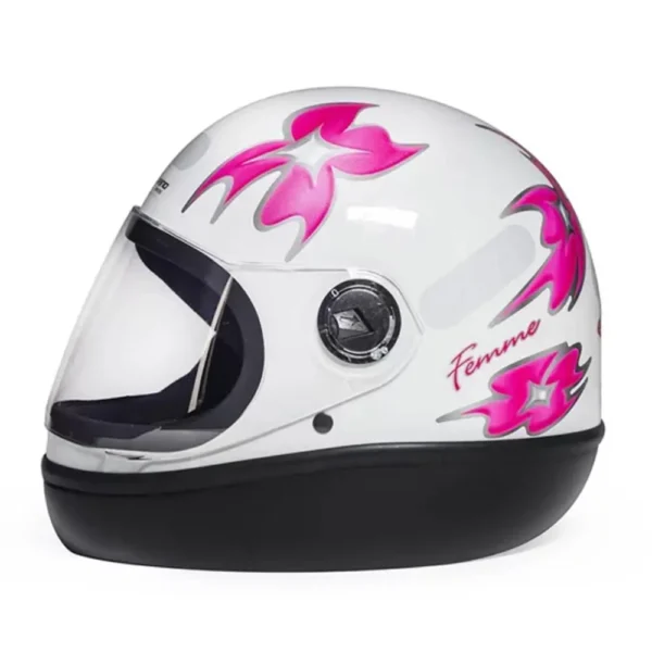 CAPACETE SAN MARINO FÓRMULA 1 FEMME BRANCO/ROSA -56 - Imagem 2