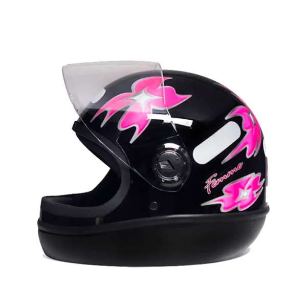 CAPACETE SAN MARINO FÓRMULA 1 FEMME PRETO/ROSA -56 - Imagem 4