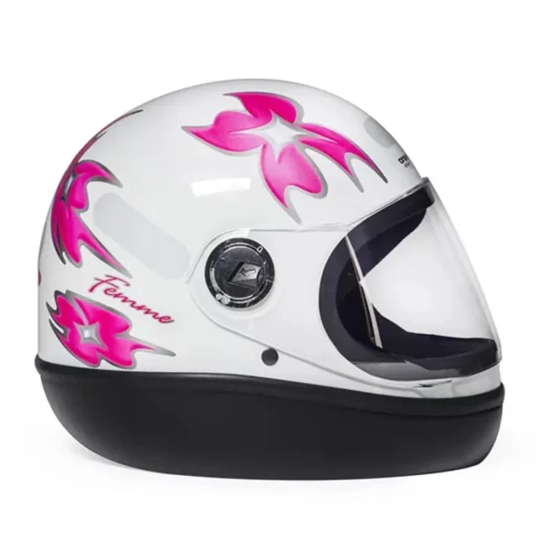 CAPACETE SAN MARINO FÓRMULA 1 FEMME BRANCO/ROSA -56 - Imagem 4