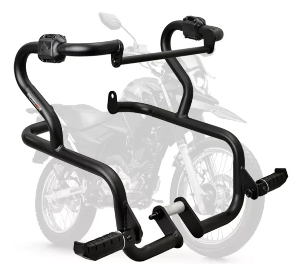 PROTETOR CARENAGEM CROSSER 150 PRETO FOSCO - Imagem 2