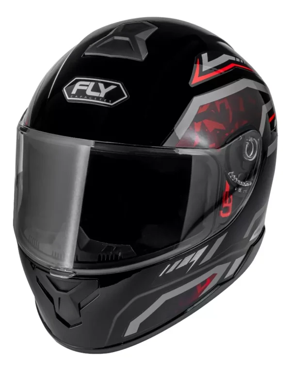 CAPACETE DRIVE 2 HG PULSE PRETO/VERMELHO-60 - Imagem 2
