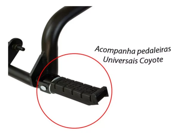 PROTETOR CARENAGEM CROSSER 150 PRETO FOSCO - Imagem 4