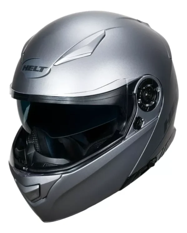 CAPACETE HIPPO GLASS TITANIUM COM OCULOS-58