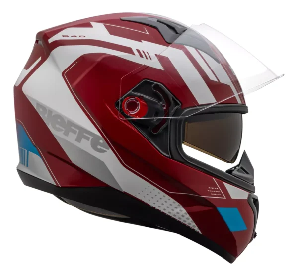 CAPACETE B-40 ESSENCE COM OCULOS VERMELHO-58 - Imagem 4