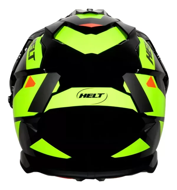 CAPACETE CROSS VISION GLASS DUSTY COM OCULOS VERDE E CINZA-60 - Imagem 4