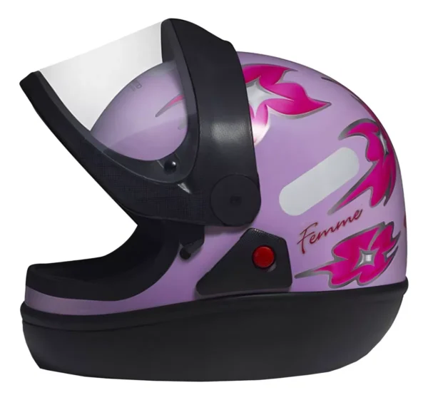 CAPACETE SAN MARINO FEMME LILAS -56 - Imagem 2
